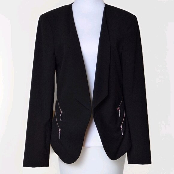 VINCE CAMUTO BLAZER BLACK SIZE 10 - Picture 1 of 5